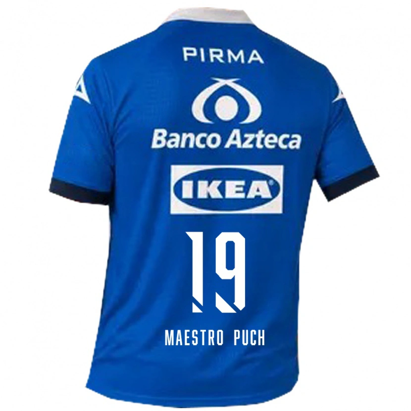 Danxen Women Ignacio Maestro Puch #19 Blue White Away Jersey 2026/27 T-Shirt