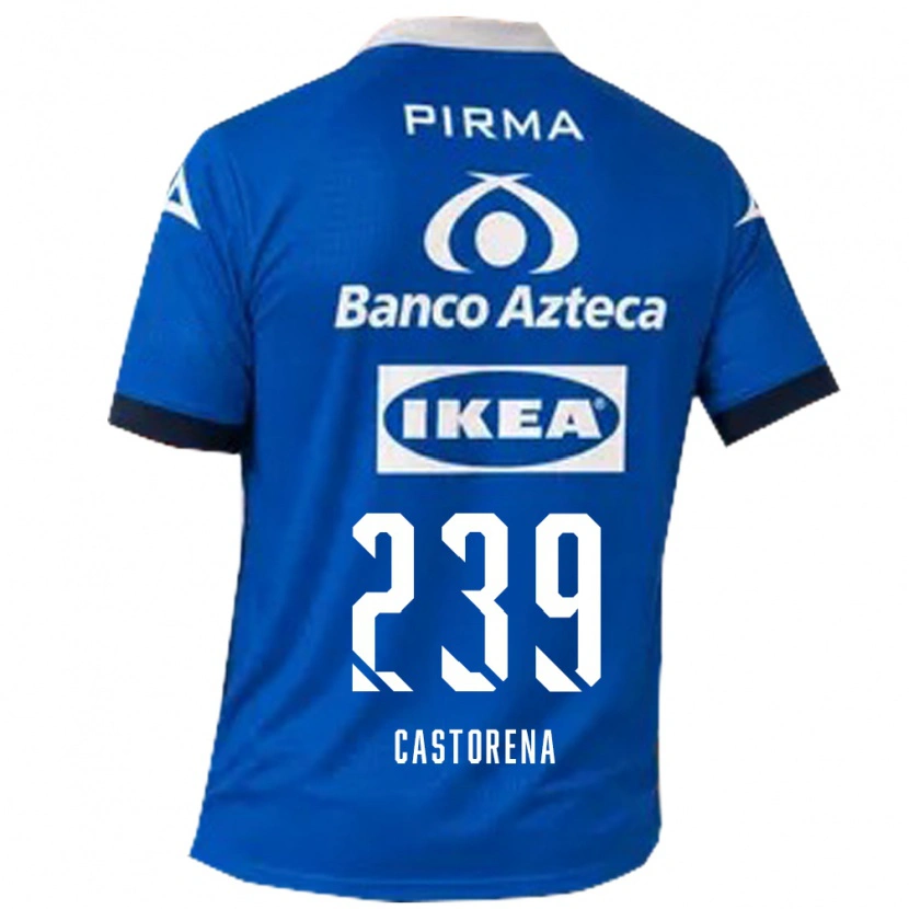 Danxen Women Ernesto Castorena #239 Blue White Away Jersey 2026/27 T-Shirt