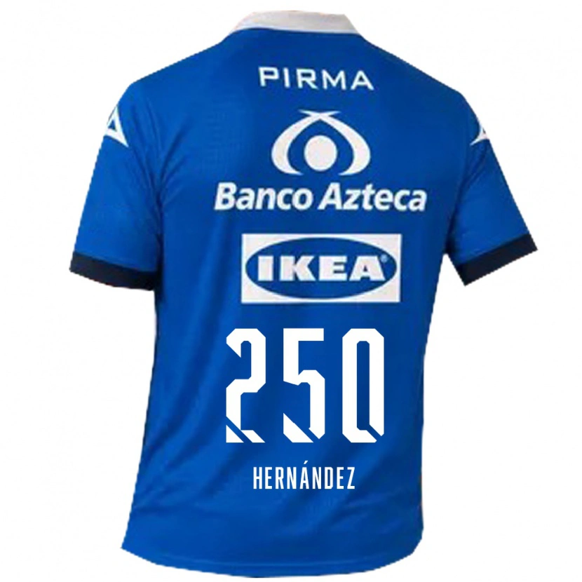 Danxen Women Arvin Hernández #250 Blue White Away Jersey 2026/27 T-Shirt