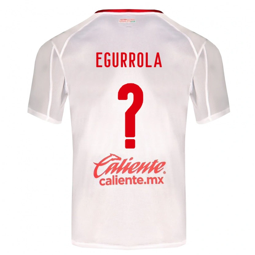 Danxen Women Luis Egurrola #0 White Green Red Away Jersey 2026/27 T-Shirt