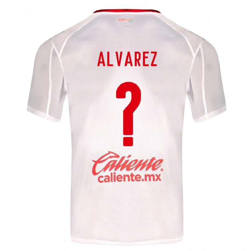 Danxen Women Sergio Álvarez #0 White Green Red Away Jersey 2026/27 T-Shirt