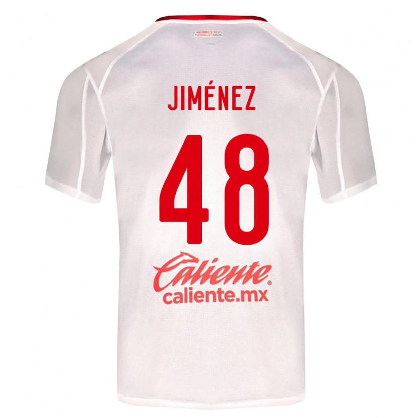 Danxen Women Leonardo Jiménez #48 White Green Red Away Jersey 2026/27 T-Shirt