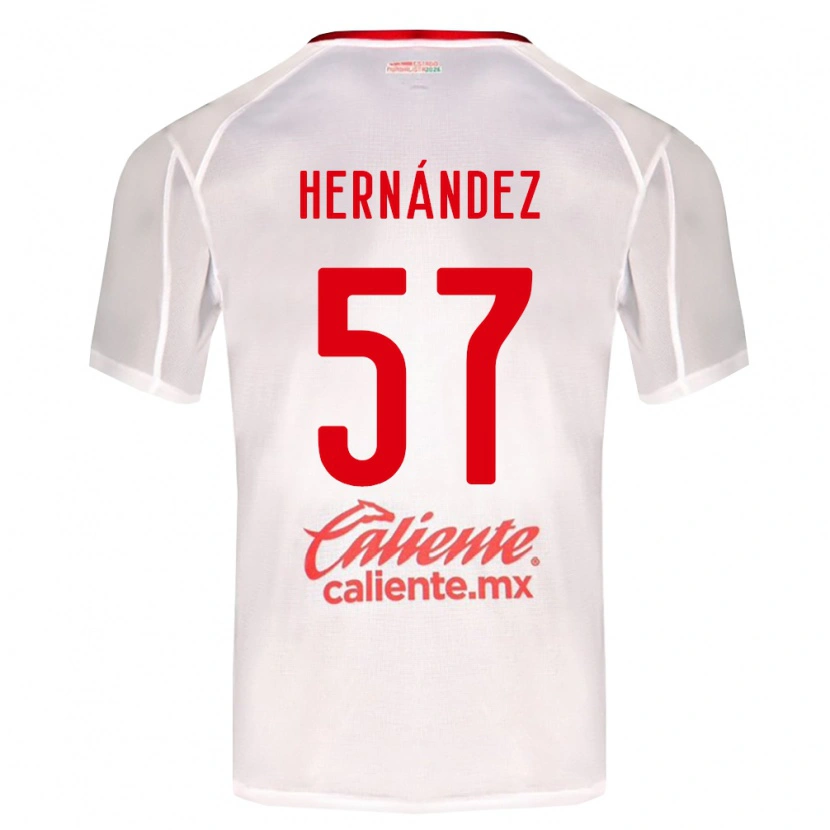 Danxen Women Jesús Hernández #57 White Green Red Away Jersey 2026/27 T-Shirt