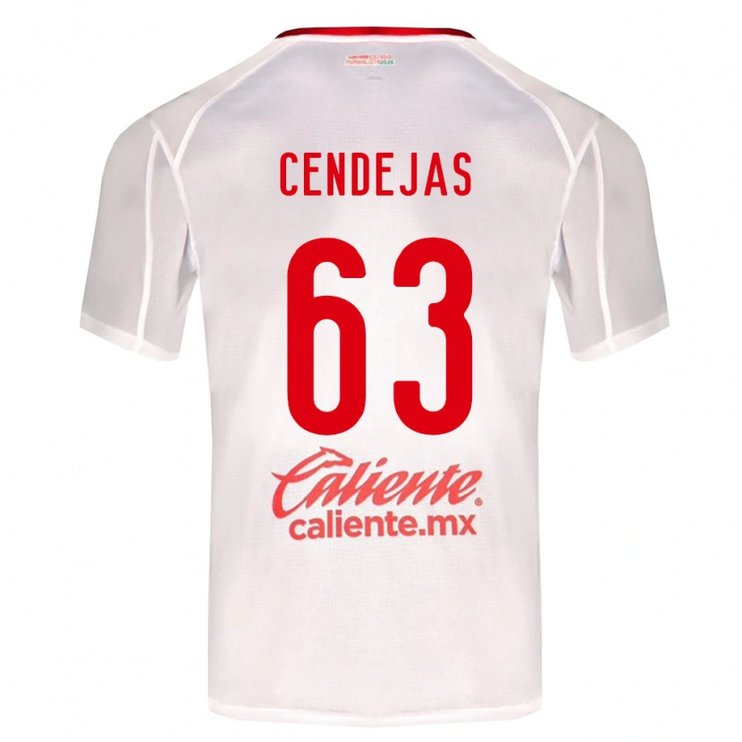 Danxen Women Matías Cendejas #63 White Green Red Away Jersey 2026/27 T-Shirt