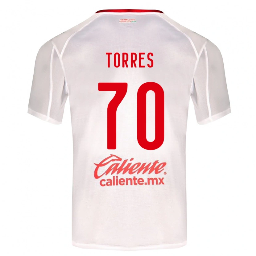 Danxen Women Leo Torres #70 White Green Red Away Jersey 2026/27 T-Shirt