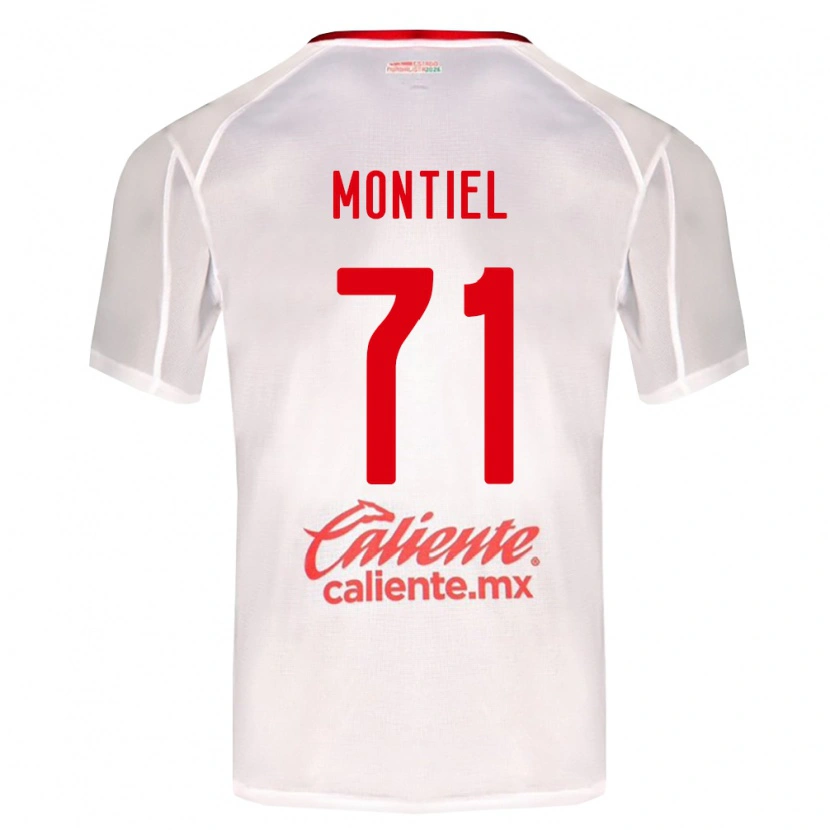 Danxen Women Erick Montiel #71 White Green Red Away Jersey 2026/27 T-Shirt