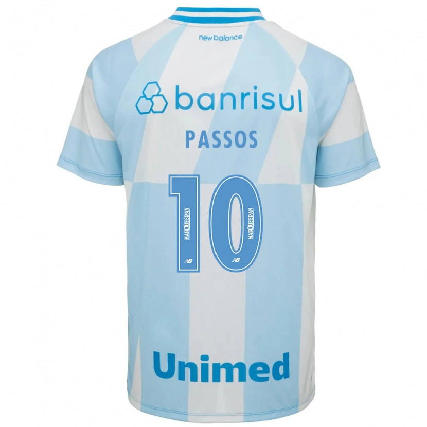 Danxen Women Gabriel Passos #10 Light Blue White Away Jersey 2026/27 T-Shirt