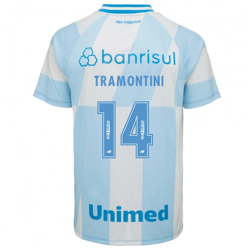 Danxen Women Bernardo Tramontini #14 Light Blue White Away Jersey 2026/27 T-Shirt
