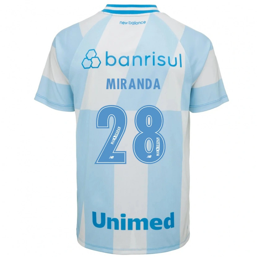 Danxen Women Paulo Miranda #28 Light Blue White Away Jersey 2026/27 T-Shirt