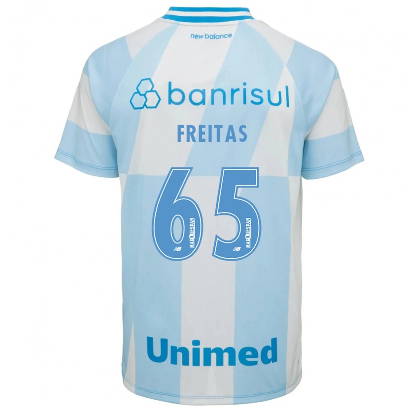 Danxen Women Riquelme Freitas Dos Santos #65 Light Blue White Away Jersey 2026/27 T-Shirt