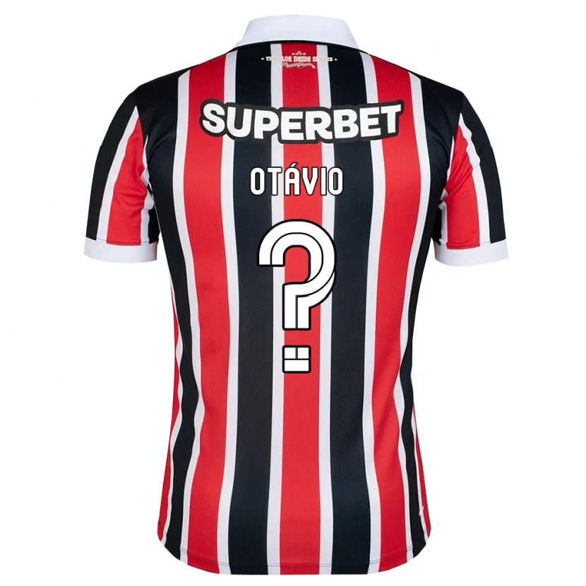Danxen Women Otávio Polin Garcia #0 Red White Black Away Jersey 2026/27 T-Shirt