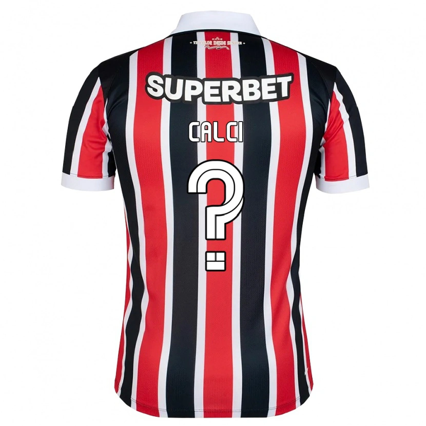 Danxen Women Guilherme Calci #0 Red White Black Away Jersey 2026/27 T-Shirt