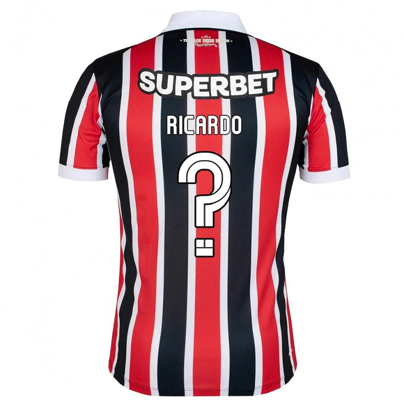 Danxen Women João Ricardo #0 Red White Black Away Jersey 2026/27 T-Shirt