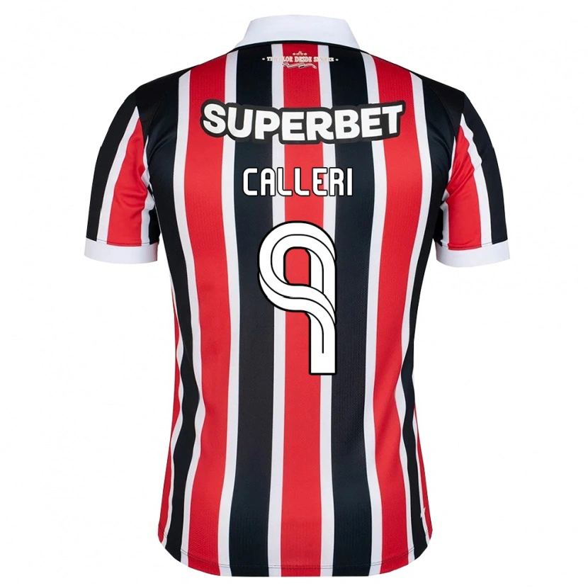 Danxen Women Jonathan Calleri #9 Red White Black Away Jersey 2026/27 T-Shirt