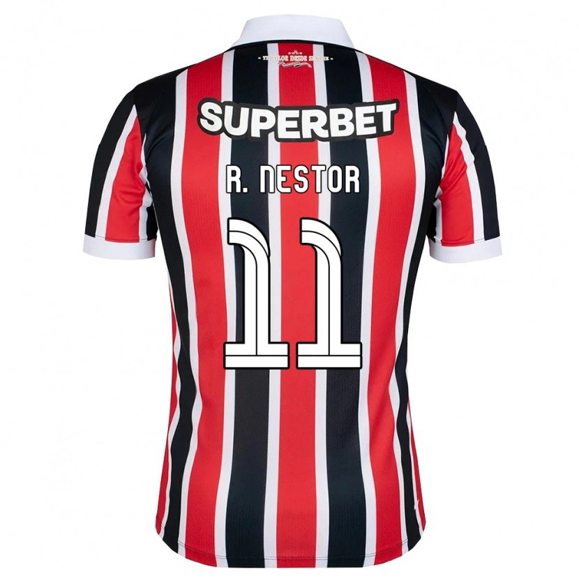 Danxen Women Rodrigo Nestor #11 Red White Black Away Jersey 2026/27 T-Shirt