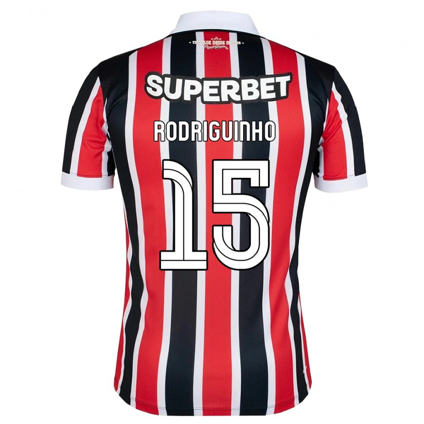 Danxen Women Rodriguinho #15 Red White Black Away Jersey 2026/27 T-Shirt