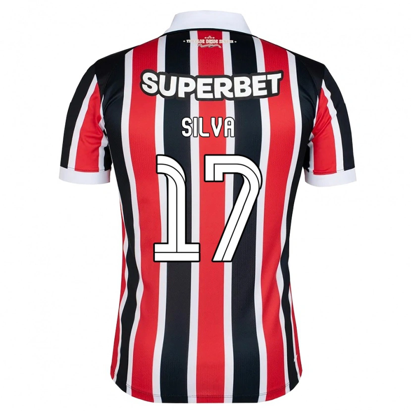 Danxen Women André Silva #17 Red White Black Away Jersey 2026/27 T-Shirt