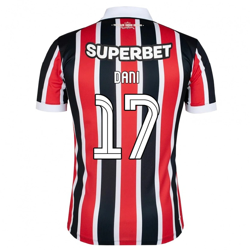 Danxen Women Dani #17 Red White Black Away Jersey 2026/27 T-Shirt