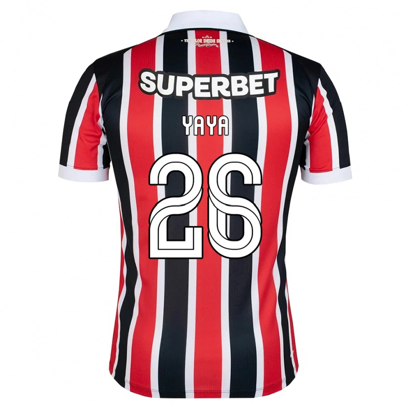 Danxen Women Yaya #26 Red White Black Away Jersey 2026/27 T-Shirt