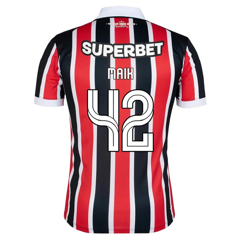 Danxen Women Maik Gomes Viegas #42 Red White Black Away Jersey 2026/27 T-Shirt