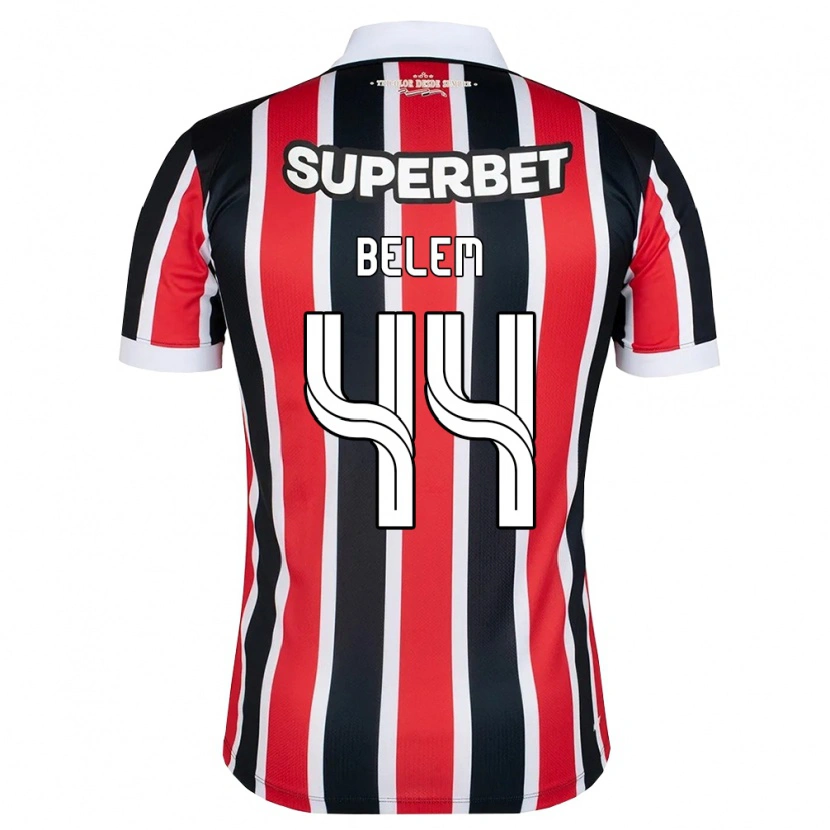 Danxen Women Matheus Belém #44 Red White Black Away Jersey 2026/27 T-Shirt