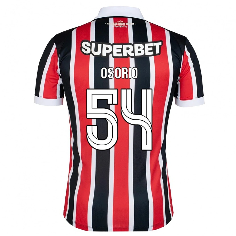 Danxen Women Luis Osorio #54 Red White Black Away Jersey 2026/27 T-Shirt