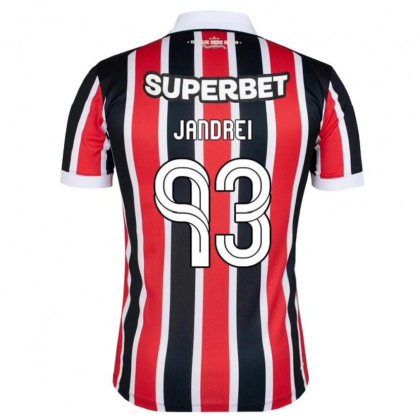 Danxen Women Jandrei #93 Red White Black Away Jersey 2026/27 T-Shirt