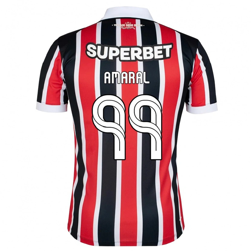 Danxen Women Vitória Amaral #99 Red White Black Away Jersey 2026/27 T-Shirt