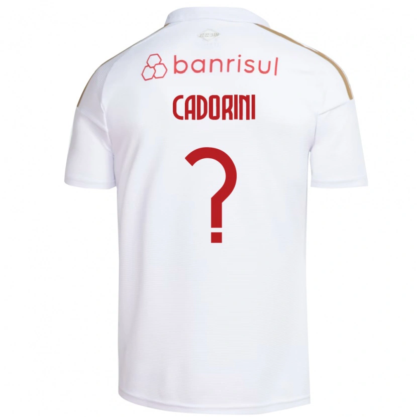Danxen Women Matheus Cadorini #0 White Red Away Jersey 2026/27 T-Shirt