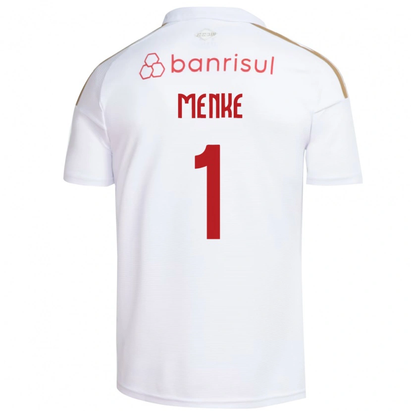 Danxen Women Henrique Menke #1 White Red Away Jersey 2026/27 T-Shirt