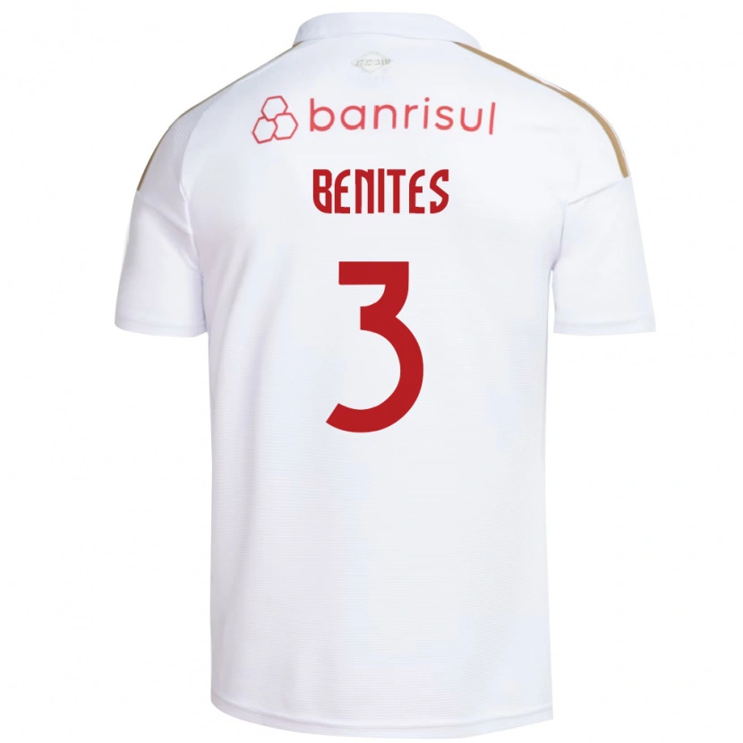 Danxen Women Bruna Benites #3 White Red Away Jersey 2026/27 T-Shirt