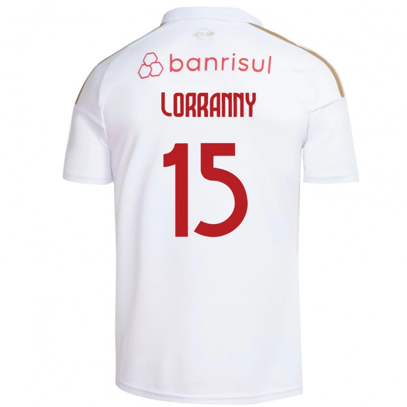 Danxen Women Lorranny #15 White Red Away Jersey 2026/27 T-Shirt