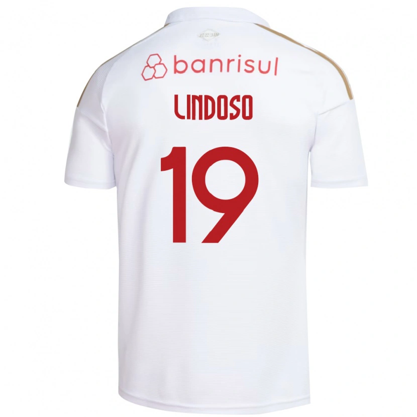 Danxen Women Rodrigo Lindoso #19 White Red Away Jersey 2026/27 T-Shirt