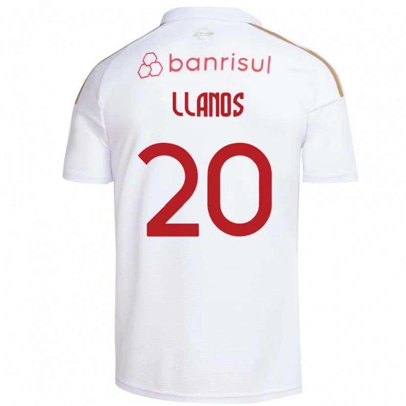 Danxen Women Pati Llanos #20 White Red Away Jersey 2026/27 T-Shirt