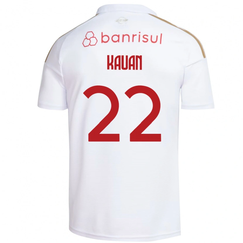 Danxen Women Kauan Jesus Santos Oliveira #22 White Red Away Jersey 2026/27 T-Shirt