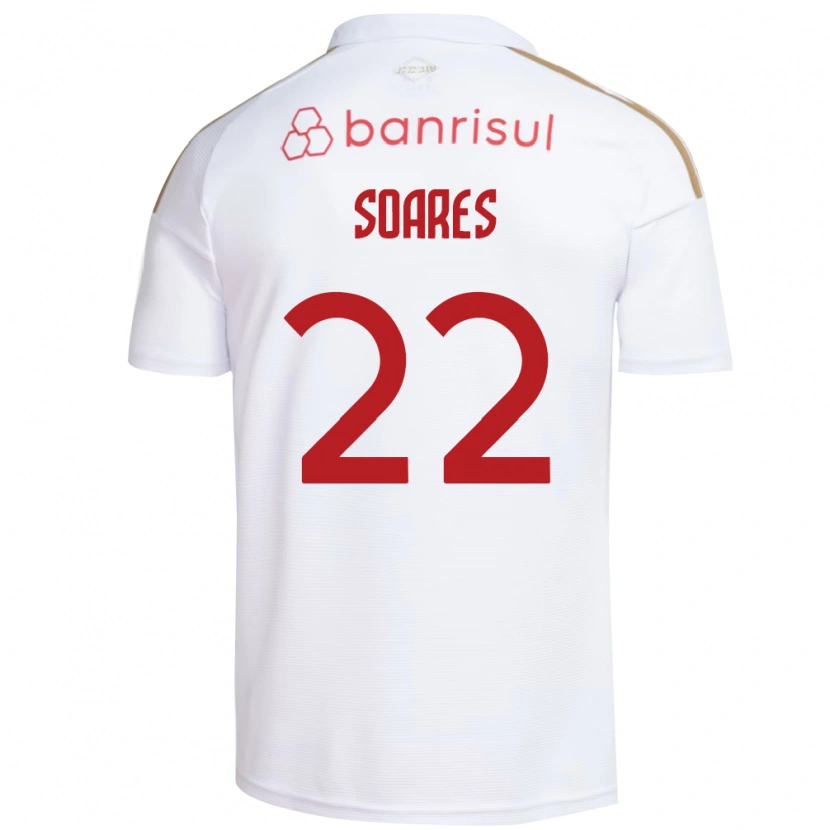 Danxen Women Guilherme Soares #22 White Red Away Jersey 2026/27 T-Shirt