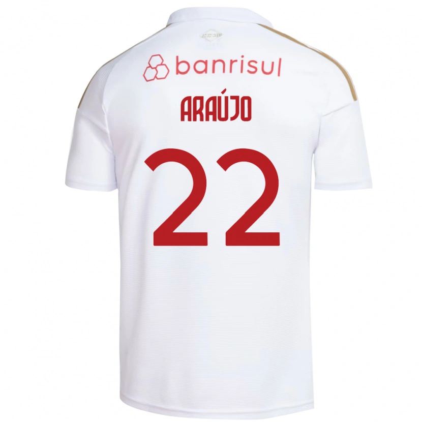 Danxen Women Kelwin Araújo #22 White Red Away Jersey 2026/27 T-Shirt