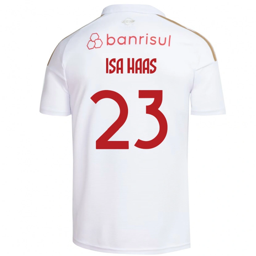 Danxen Women Isa Haas #23 White Red Away Jersey 2026/27 T-Shirt