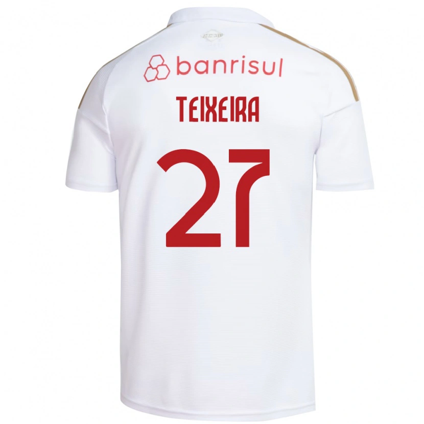 Danxen Women Danny Teixeira #27 White Red Away Jersey 2026/27 T-Shirt