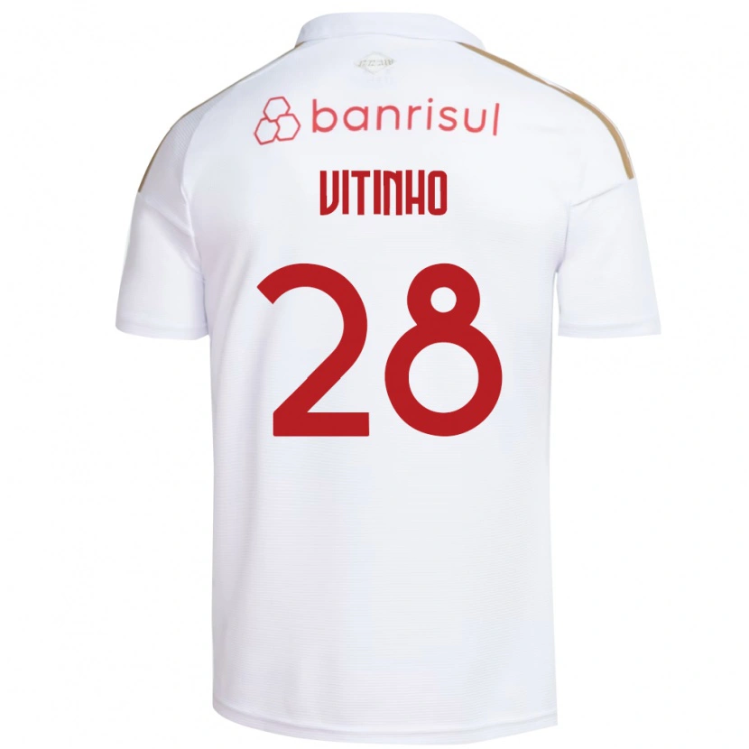 Danxen Women Vitinho #28 White Red Away Jersey 2026/27 T-Shirt