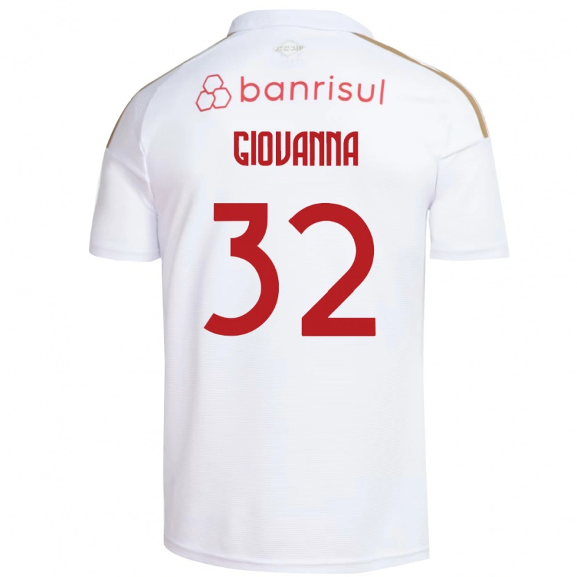 Danxen Women Giulia Giovanna #32 White Red Away Jersey 2026/27 T-Shirt