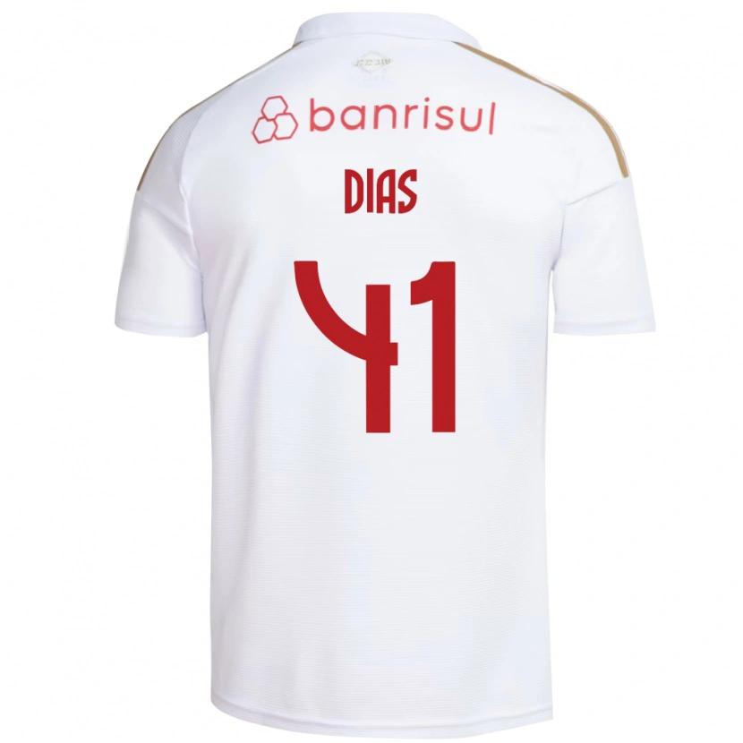 Danxen Women Matheus Dias #41 White Red Away Jersey 2026/27 T-Shirt