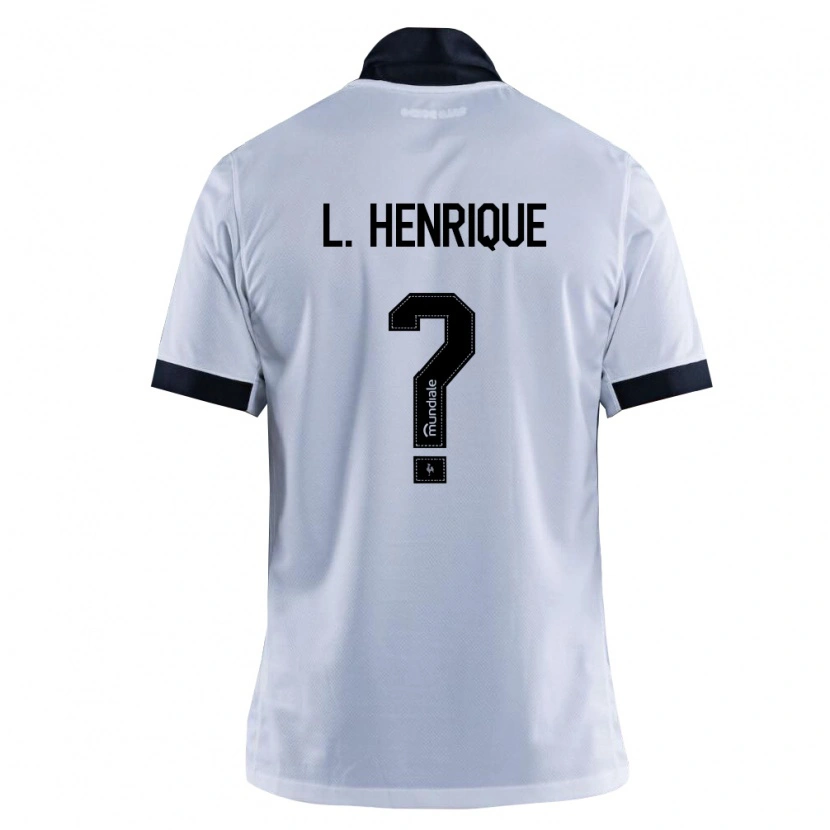 Danxen Women Luiz Peu #0 Black White Away Jersey 2026/27 T-Shirt