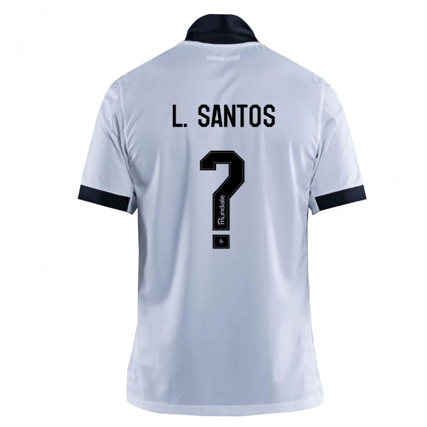 Danxen Women Leo Santos #0 Black White Away Jersey 2026/27 T-Shirt