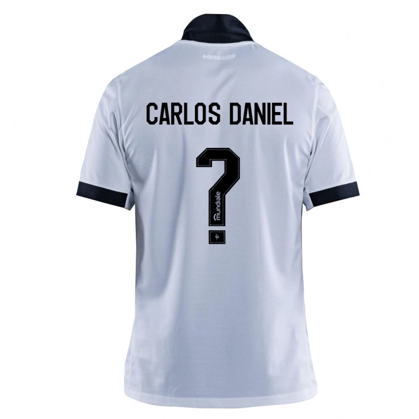 Danxen Women Carlos Daniel #0 Black White Away Jersey 2026/27 T-Shirt