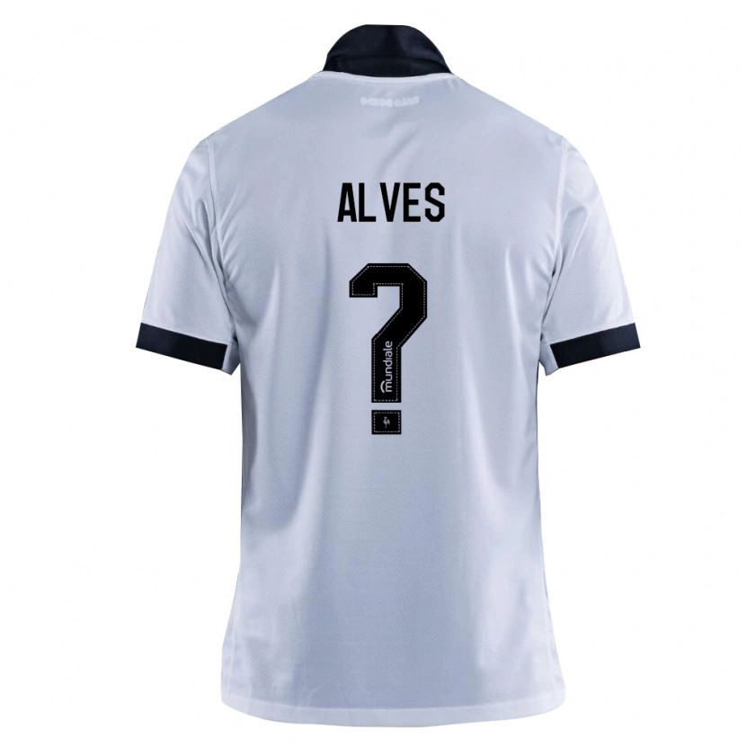 Danxen Women Denilson Alves #0 Black White Away Jersey 2026/27 T-Shirt
