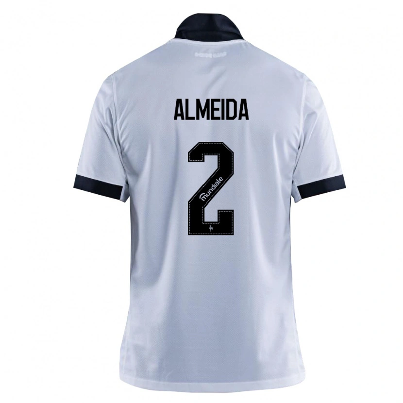 Danxen Women Samuel Almeida #2 Black White Away Jersey 2026/27 T-Shirt