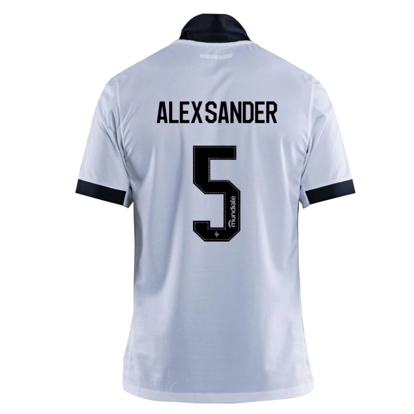 Danxen Women Alexsander Cristhian Gomes Da Costa #5 Black White Away Jersey 2026/27 T-Shirt