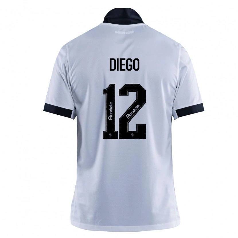 Danxen Women Diego #12 Black White Away Jersey 2026/27 T-Shirt