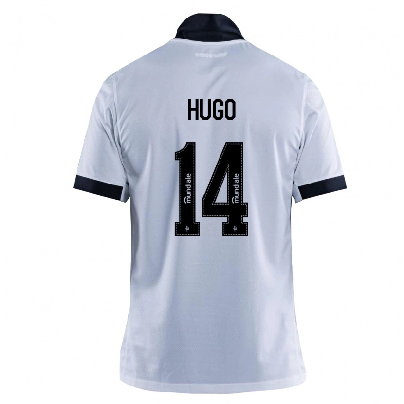 Danxen Women Vitor Hugo #14 Black White Away Jersey 2026/27 T-Shirt